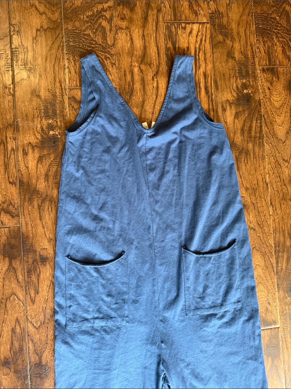 Pact Women's blue Sleeveless Wide-Leg Jumpsuit, size small - Picture 7 of 9